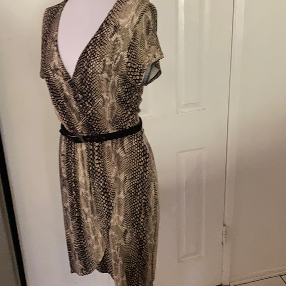 Express Snakeskin Print Dress - Picture 6 of 8